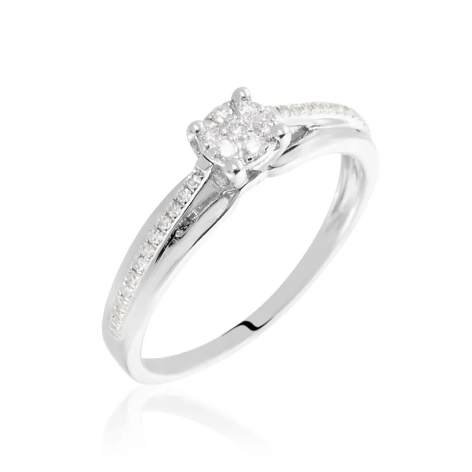 Bague Kate Or Blanc Diamant