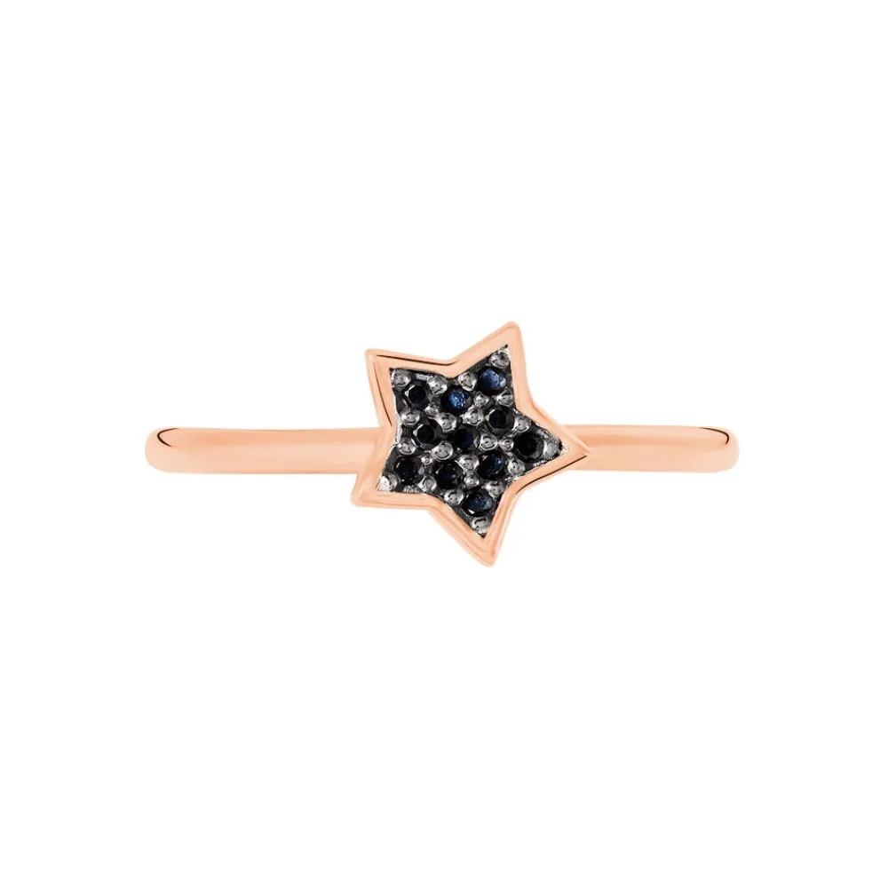 Marc Orian Bijoux Zirconium|Bagues > Bague Kathalyne Argent Rose Oxyde De Zirconium