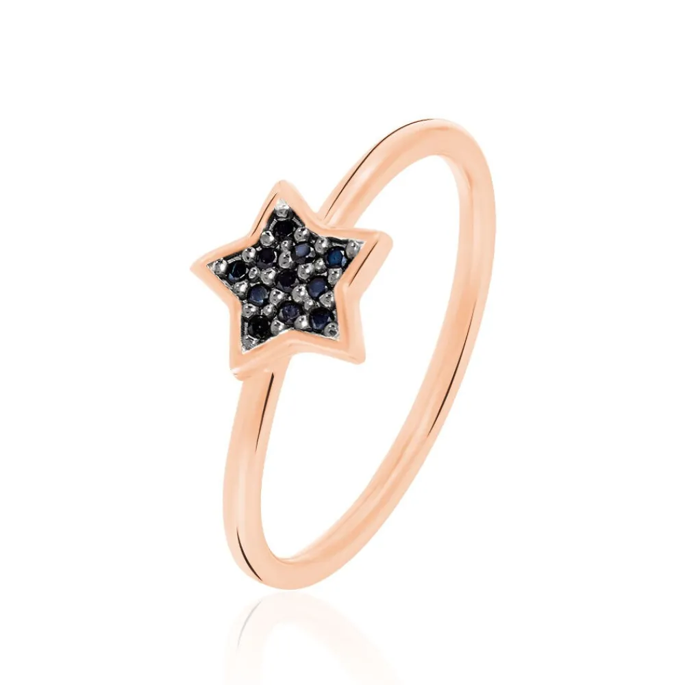Marc Orian Bijoux Zirconium|Bagues > Bague Kathalyne Argent Rose Oxyde De Zirconium