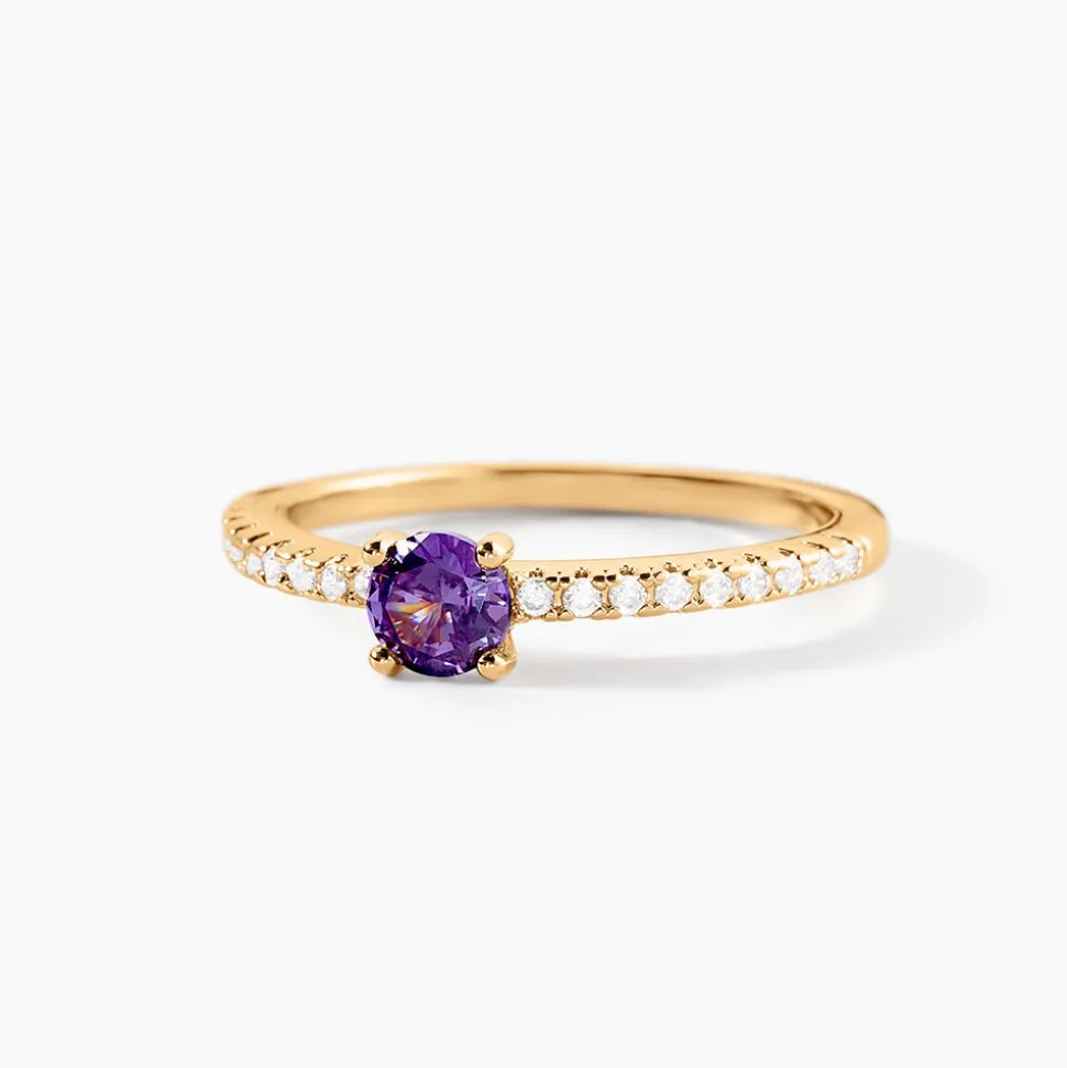 Bague Kurt Plaqué Or Jaune Oxyde De Zirconium