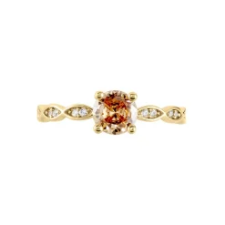 Bague Kurt Plaqué Or Jaune Oxyde De Zirconium