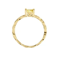 Bague Kurt Plaqué Or Jaune Oxyde De Zirconium