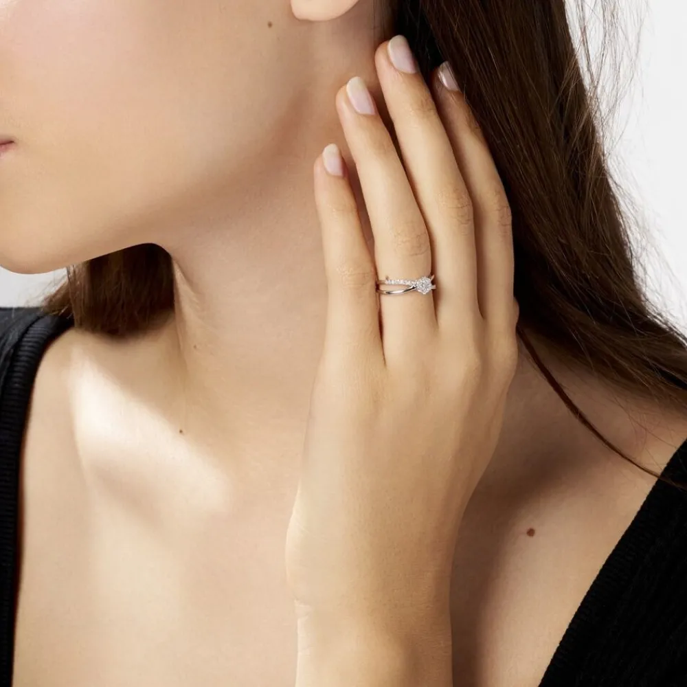 Marc Orian Anniversaire De Mariage|Bagues > Bague Kuta Or Blanc Diamant