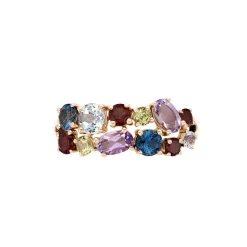 Marc Orian Anniversaire De Mariage|Bagues > Bague Leonice Or Rose Topaze Amethyste