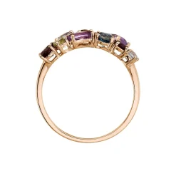 Marc Orian Anniversaire De Mariage|Bagues > Bague Leonice Or Rose Topaze Amethyste