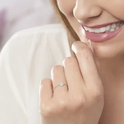 Marc Orian Bagues Fantaisie|Bijoux Zirconium > Bague Lesiane Argent Blanc Oxyde De Zirconium