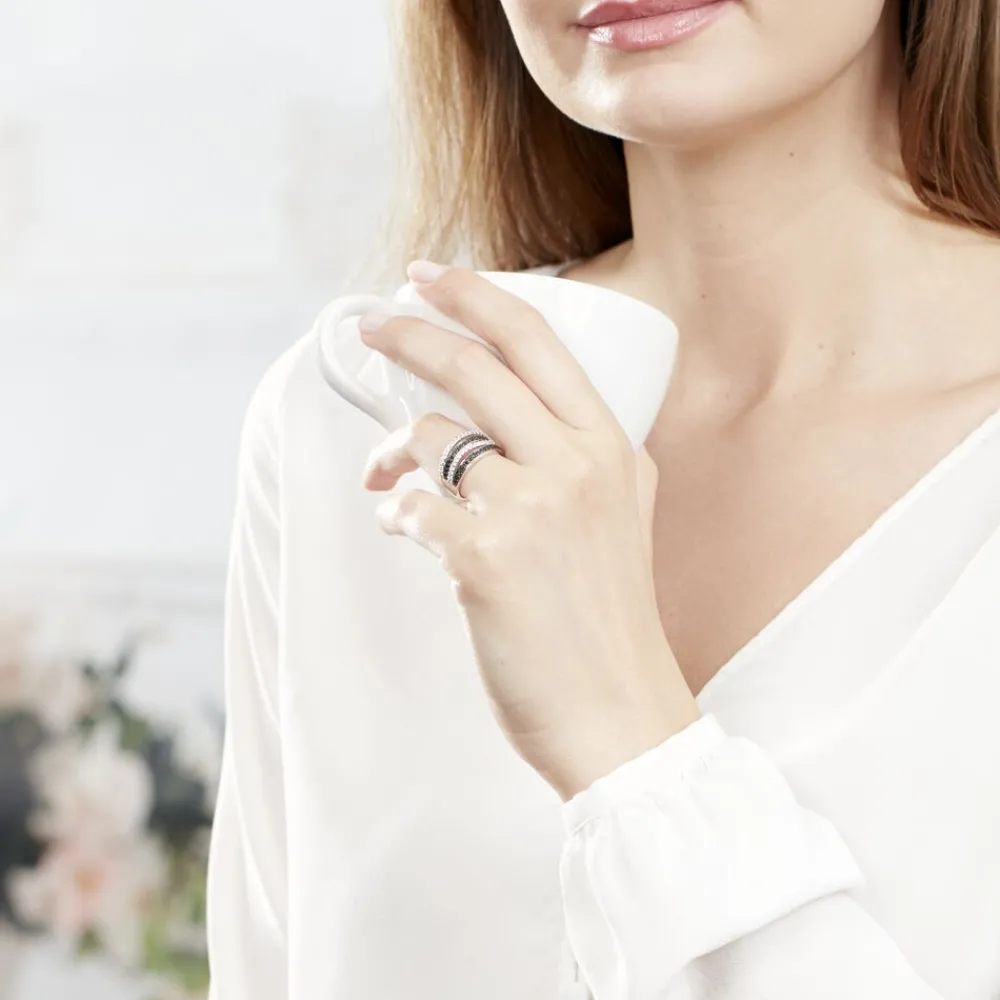 Marc Orian Bijoux Zirconium|Bagues > Bague Leticia Argent Oxyde De Zirconium