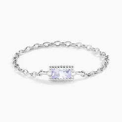 Bague Lipa Argent Blanc Oxyde De Zirconium