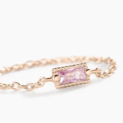 Bague Lipa Argent Rose Oxyde De Zirconium