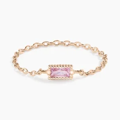 Bague Lipa Argent Rose Oxyde De Zirconium