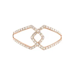 Marc Orian Bagues|Bagues Or Rose > Bague Lisa Or Rose Diamant