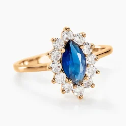 Marc Orian Bagues De Promesse|Bagues > Bague Lisea Plaqué Or Jaune Verre Et Oxyde De Zirconium