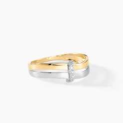 Marc Orian Bagues|Bagues Diamant > Bague Lisella Or Bicolore Diamant