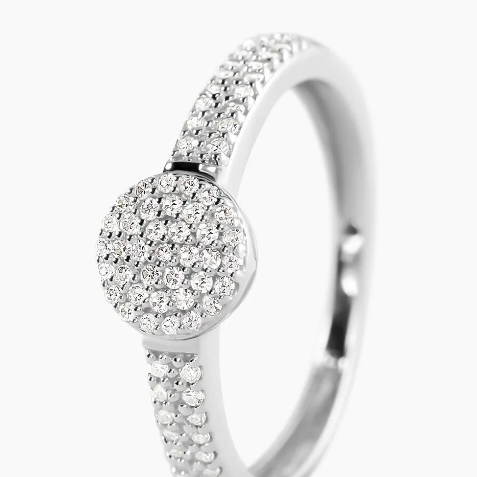 Bague Lisyae Or Blanc Diamants