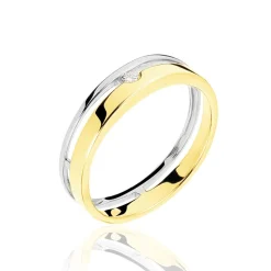 Marc Orian Anniversaire De Mariage|Bagues > Bague Lola Or Bicolore Diamant