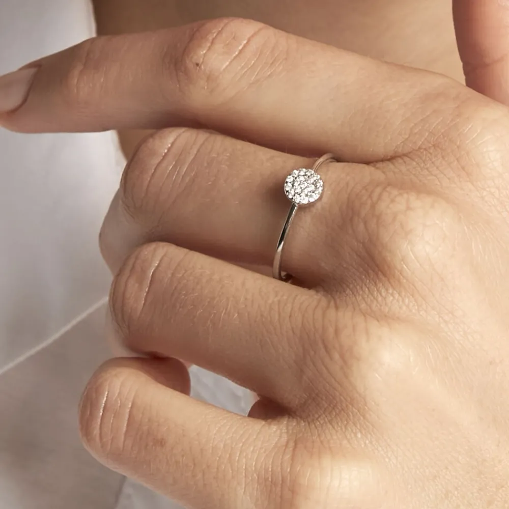Marc Orian Bijoux Zirconium|Bagues > Bague Lorainne De Zirconium argent blanc oxyde