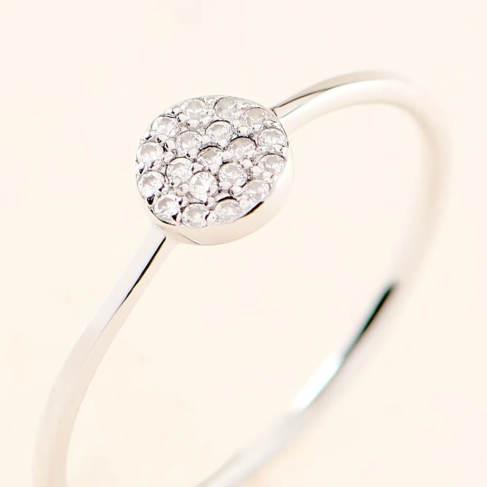 Marc Orian Bijoux Zirconium|Bagues > Bague Lorainne De Zirconium argent blanc oxyde