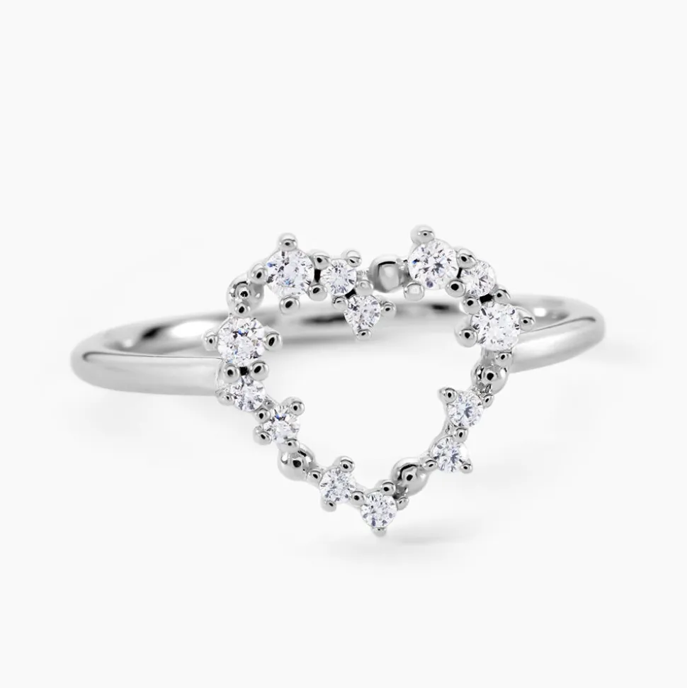 Bague Lovella Argent Blanc Oxyde De Zirconium