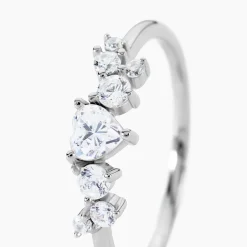Bague Lovella Argent Blanc Oxyde De Zirconium