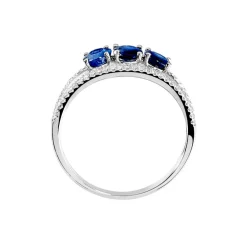 Marc Orian Bagues Saphir|Anniversaire De Mariage > Bague Madeline Or Blanc Saphir Diamant