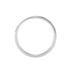 JOURDAN Idées Cadeaux Homme|Bagues > Bague Madine Acier Blanc Diamant