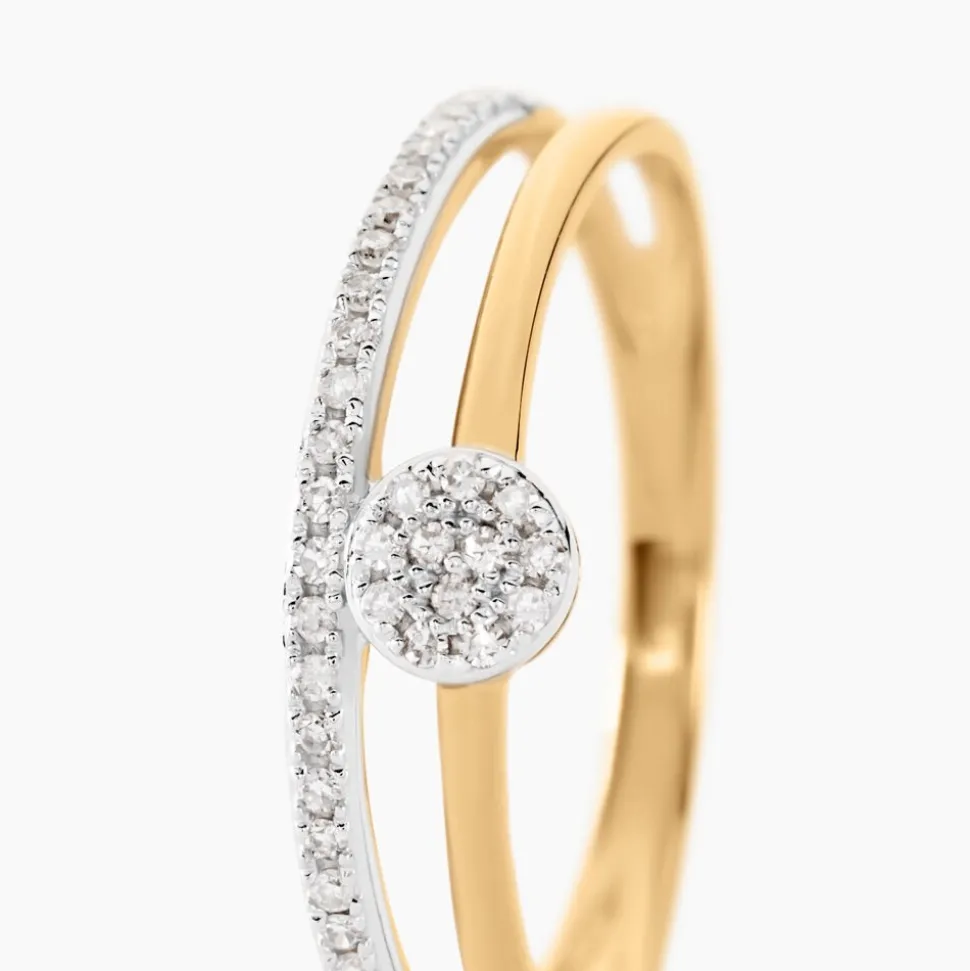 Bague Maellys Or Jaune Diamant