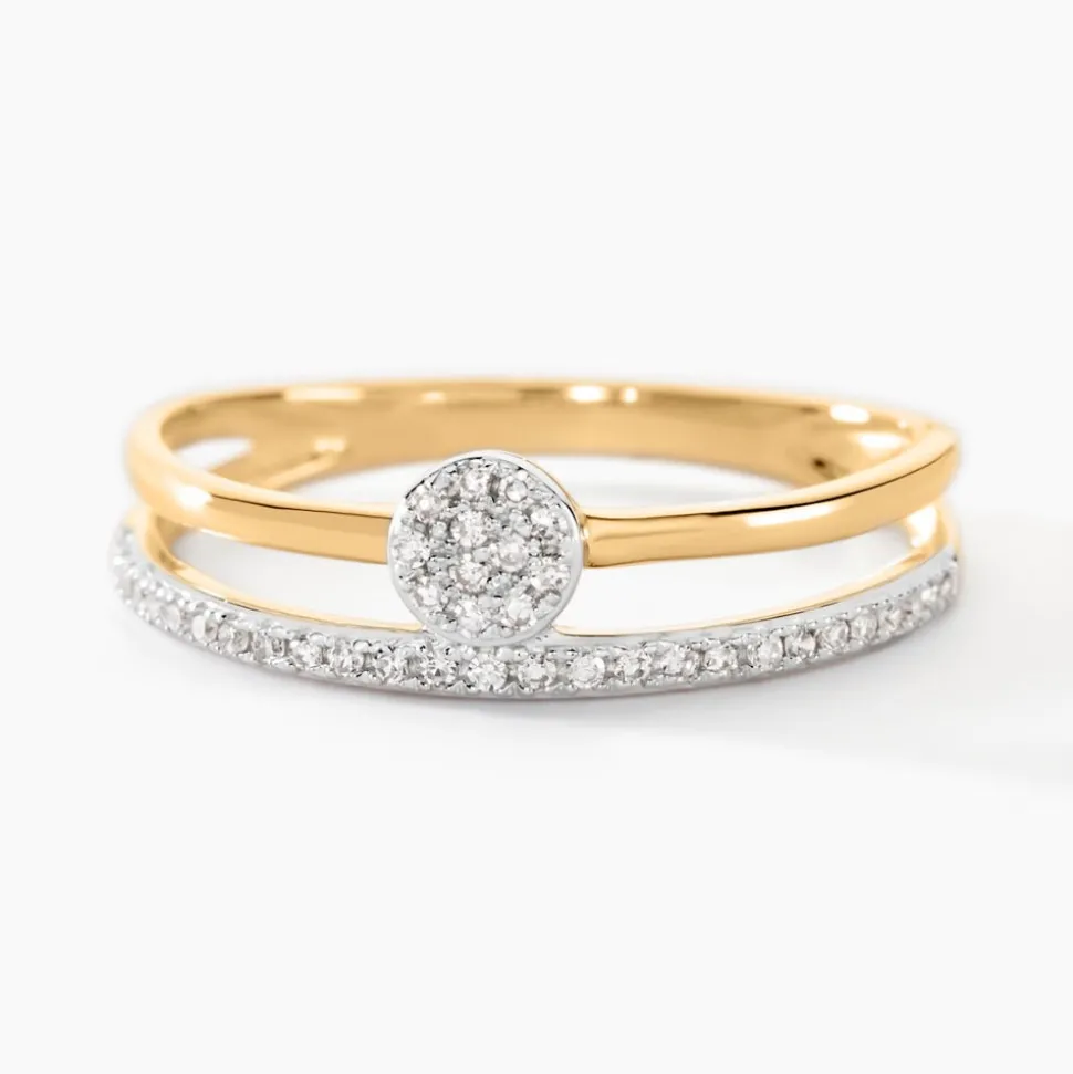Bague Maellys Or Jaune Diamant