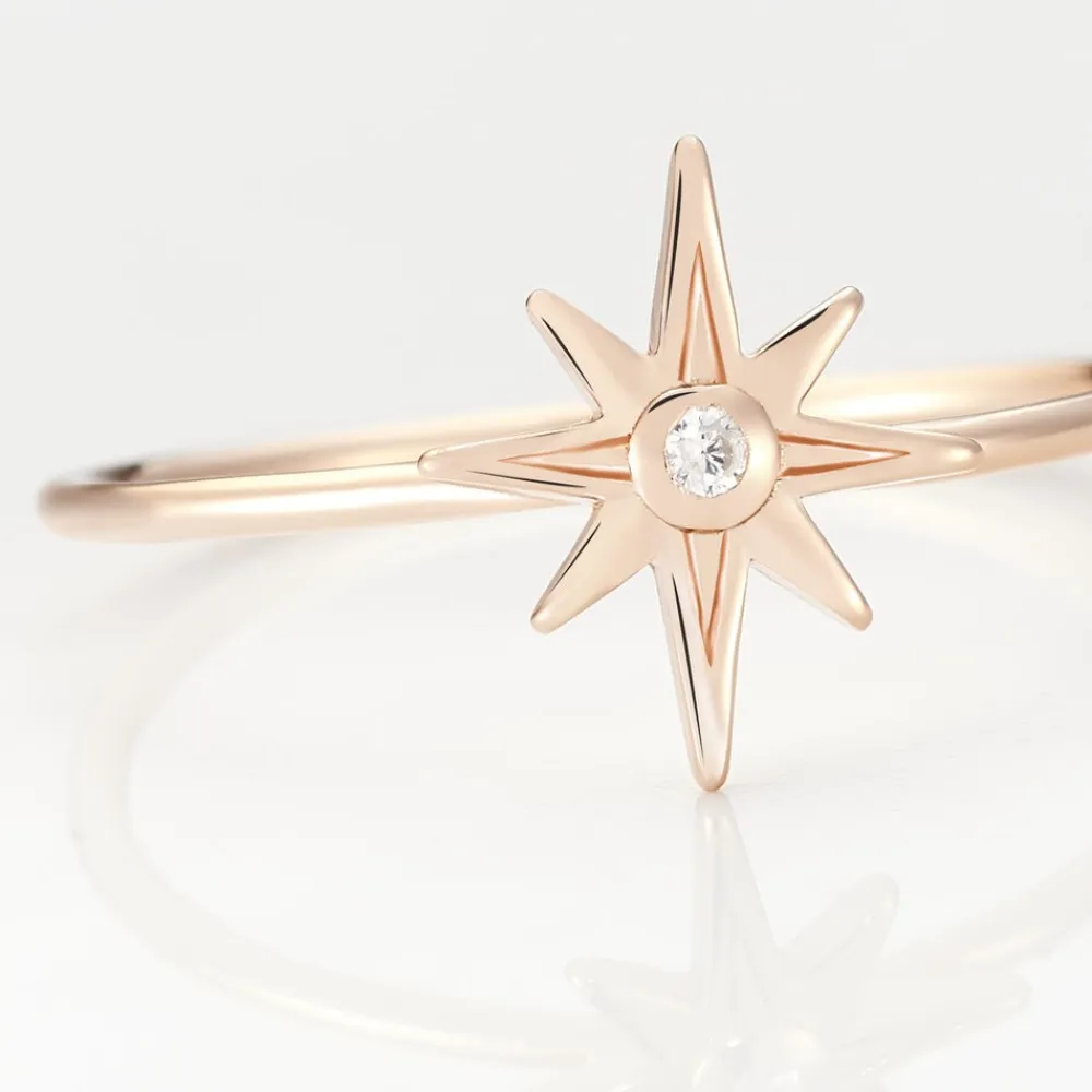 Marc Orian Bagues De Promesse|Bijoux Zirconium > Bague Maelya Argent Rose Oxyde De Zirconium