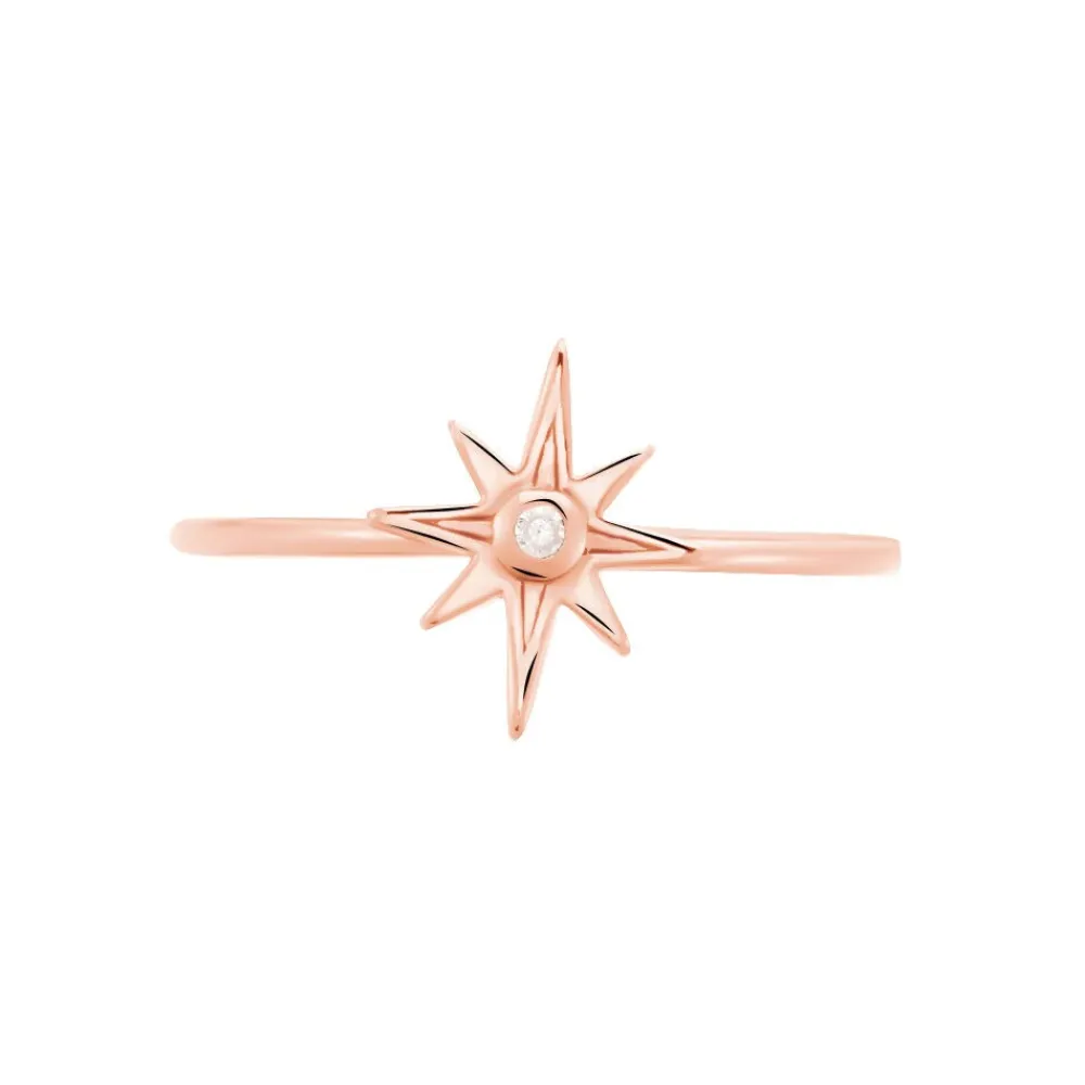 Marc Orian Bagues De Promesse|Bijoux Zirconium > Bague Maelya Argent Rose Oxyde De Zirconium