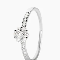 Marc Orian Anniversaire De Mariage|Bagues > Bague Magnolia Or Blanc Diamant