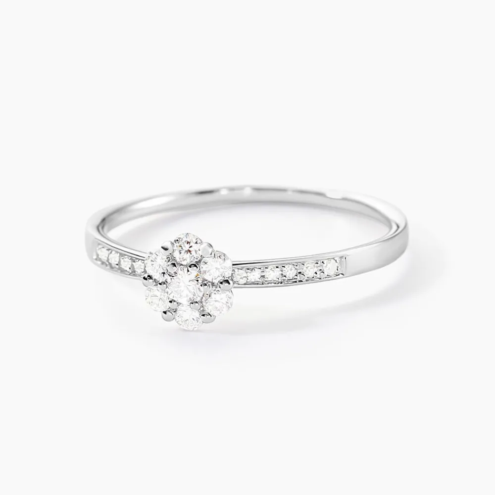 Marc Orian Anniversaire De Mariage|Bagues > Bague Magnolia Or Blanc Diamant