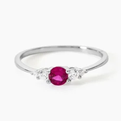 Marc Orian Bijoux Zirconium|Bagues > Bague Maiwen Argent Blanc Oxyde De Zirconium