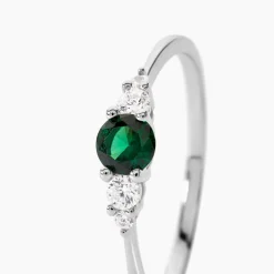 Marc Orian Bijoux Zirconium|Bagues > Bague Maiwen Argent Blanc Oxyde De Zirconium