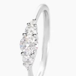 Bague Maiwen Argent Blanc Oxyde De Zirconium