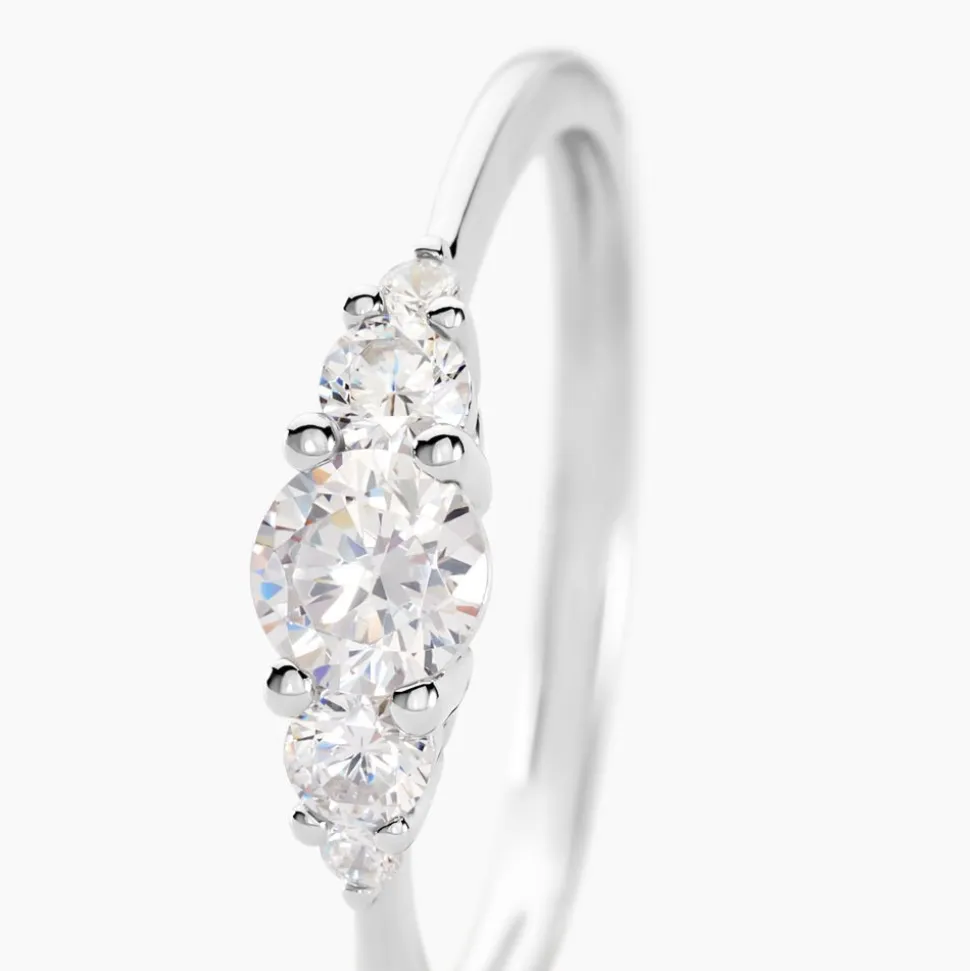 Bague Maiwen Argent Blanc Oxyde De Zirconium