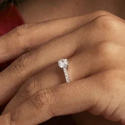 Bague Manon Or Blanc Oxyde De Zirconium