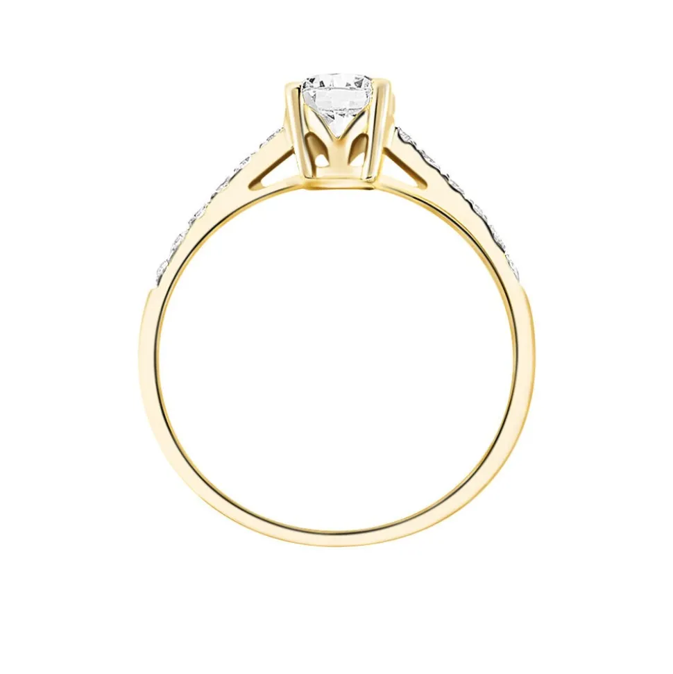 Bague Manon Or Jaune Oxyde De Zirconium