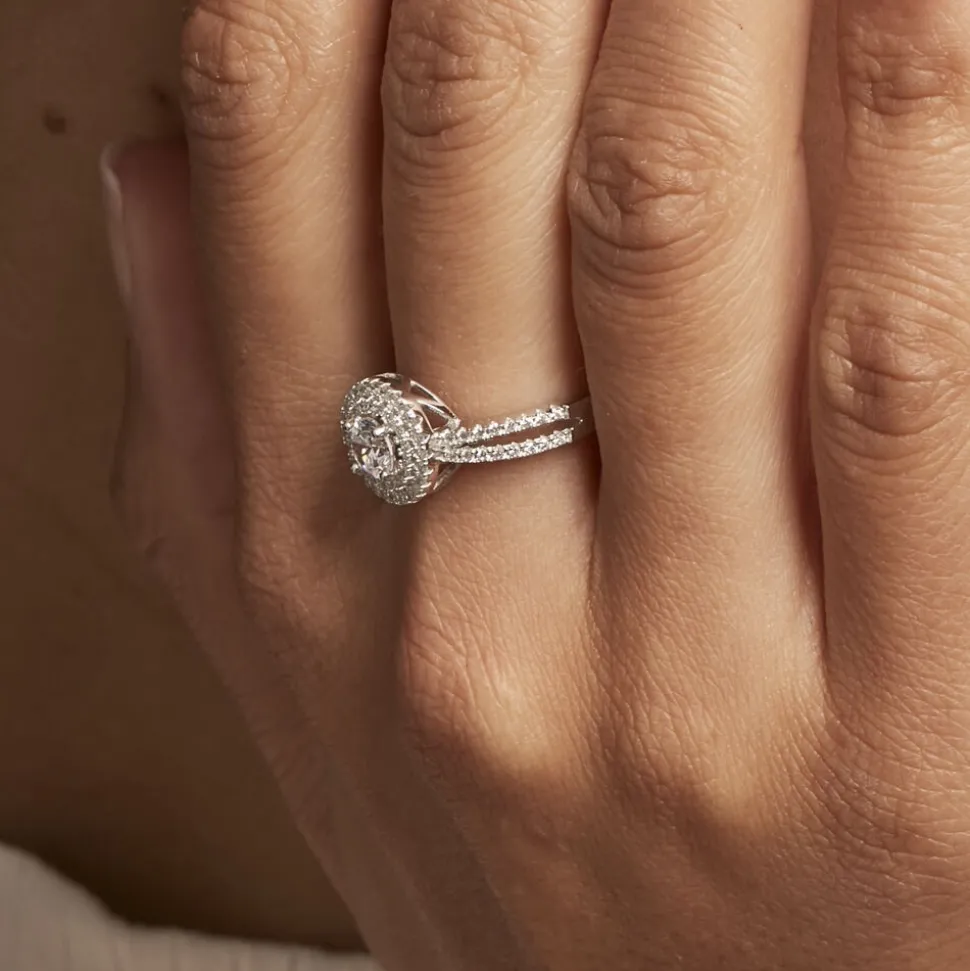 Bague Marie-felix Argent Blanc Oxyde De Zirconium
