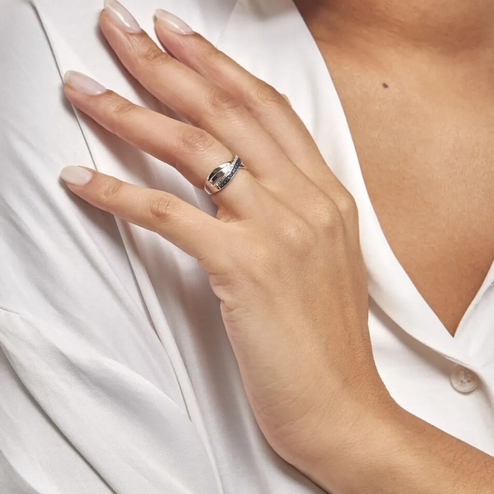 Marc Orian Anniversaire De Mariage|Bagues Saphir > Bague Martika Or Blanc Saphir Diamant