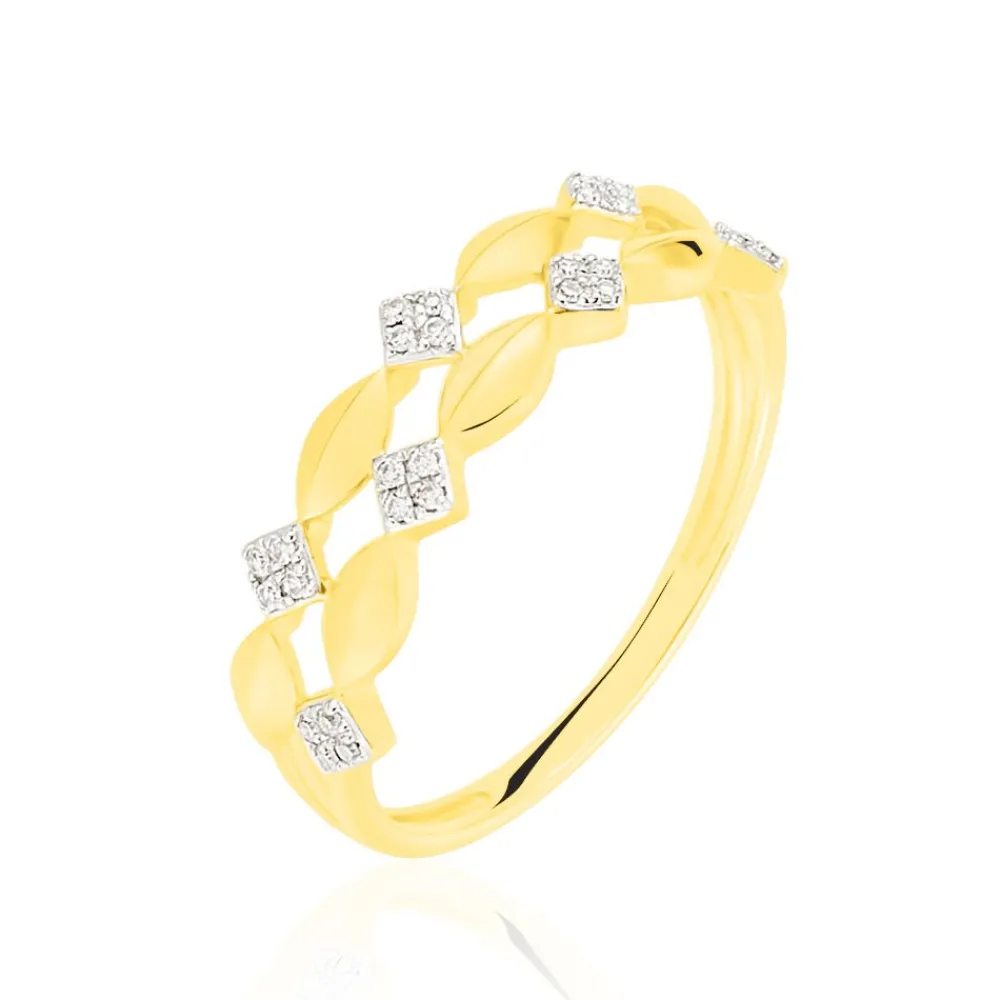 Marc Orian Parures De Mariage|Bagues > Bague May-linae Or Jaune Diamant