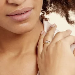 Bague Mayline Or Bicolore Diamant