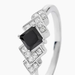 Bague Maymana Argent Blanc Oxyde De Zirconium
