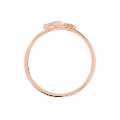 Bague Miguele Argent Rose Oxyde De Zirconium