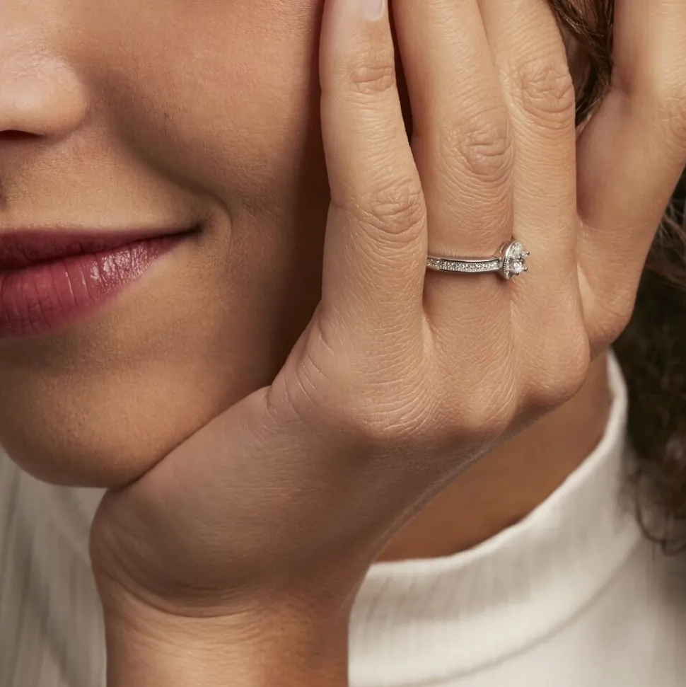 Bague Mélissande Argent Blanc Oxyde De Zirconium
