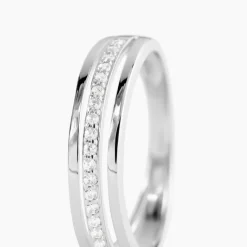 Marc Orian Bijoux Zirconium|Bagues > Bague Morrigan Or Blanc Oxyde De Zirconium