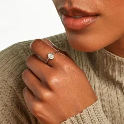 Bague Mystic Argent Blanc