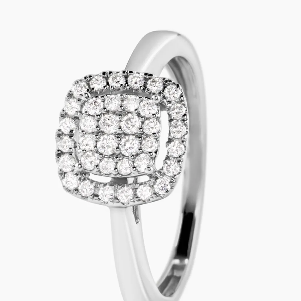 Marc Orian Bagues|Bijoux Platine > Bague Naveen Ld Platine Blanc Diamant Synthétique
