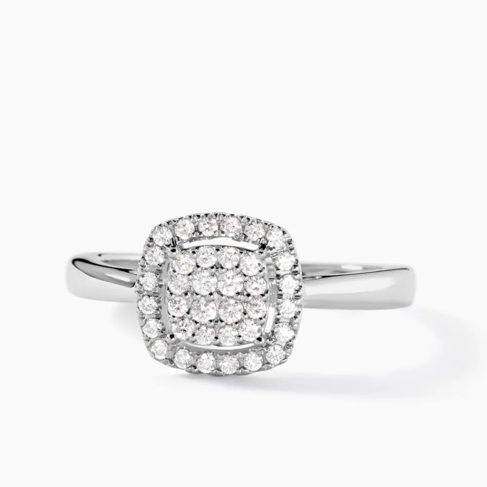 Marc Orian Bagues|Bijoux Platine > Bague Naveen Ld Platine Blanc Diamant Synthétique
