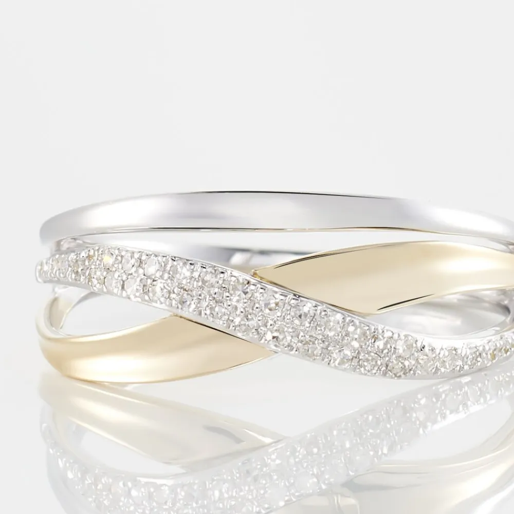 Marc Orian Bagues|Bagues Diamant > Bague Nene Or Bicolore Diamant