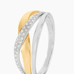 Marc Orian Bagues|Bagues Diamant > Bague Nene Or Bicolore Diamant